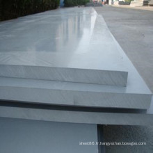 Fabrication feuille / panneau rigide de PVC gris